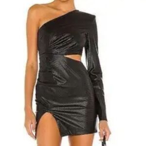 Michael Costello X Revolve Patterned Dress